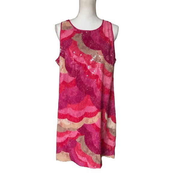 Trina Turk‎ kaleidoscope sequin dress size 10 - Picture 10 of 10